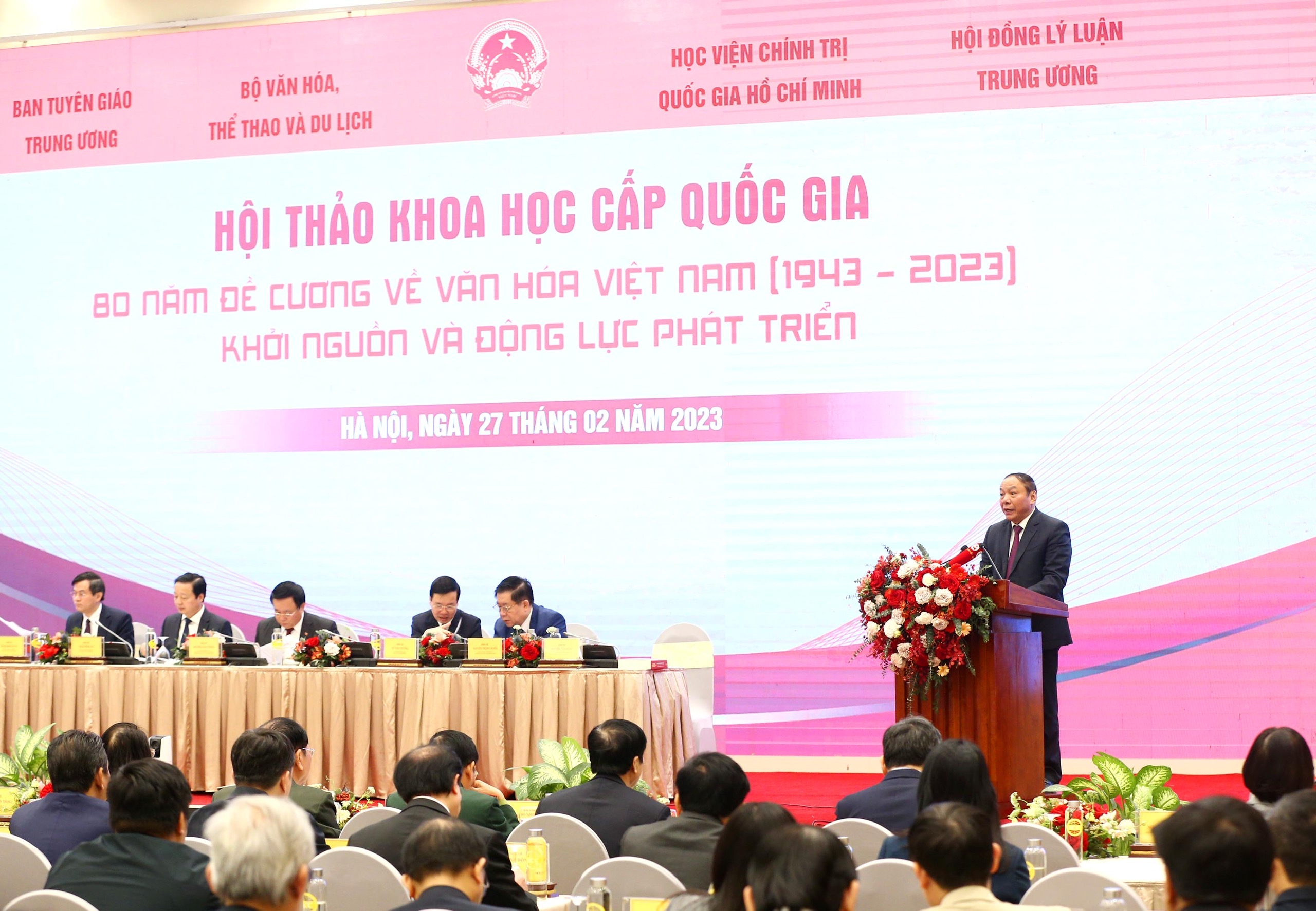 Hội thảo khoa học quốc gia “80 năm Đề cương văn hoá Việt Nam (1943-2023) – Khởi nguồn và động lực phát triển”